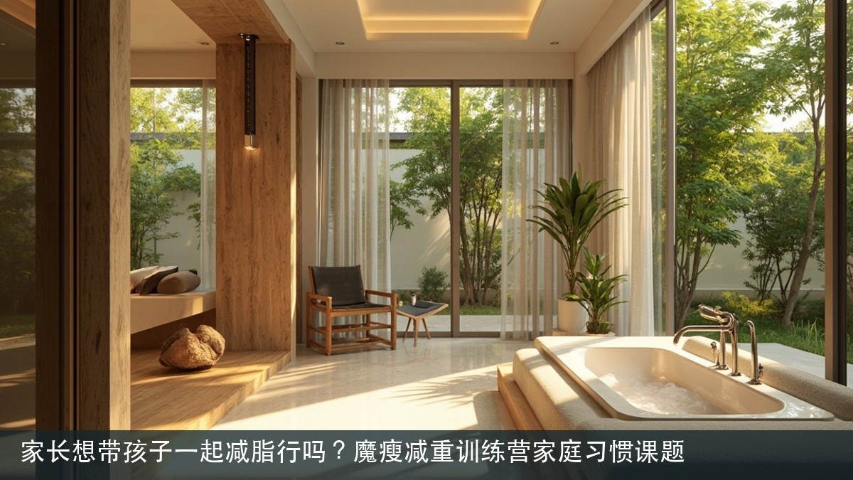 家长想带孩子一起减脂行吗?魔瘦减重训练营家庭习惯课题