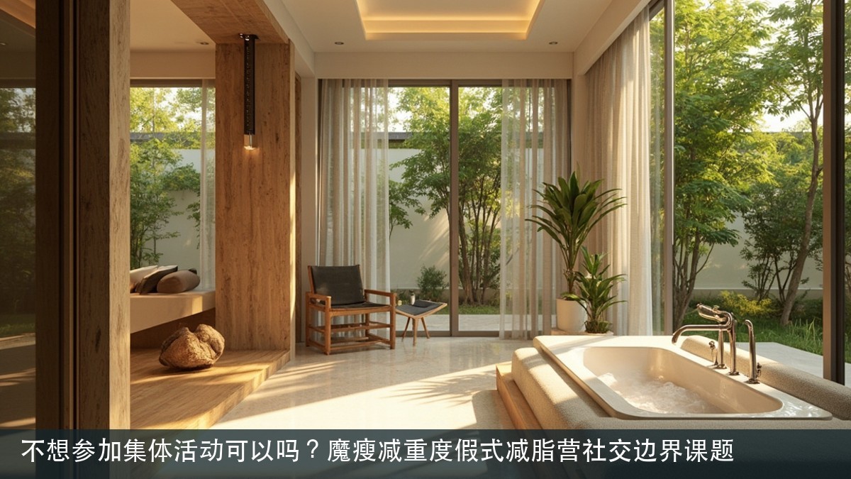 不想参加集体活动可以吗?魔瘦减重度假式减脂营社交边界课题