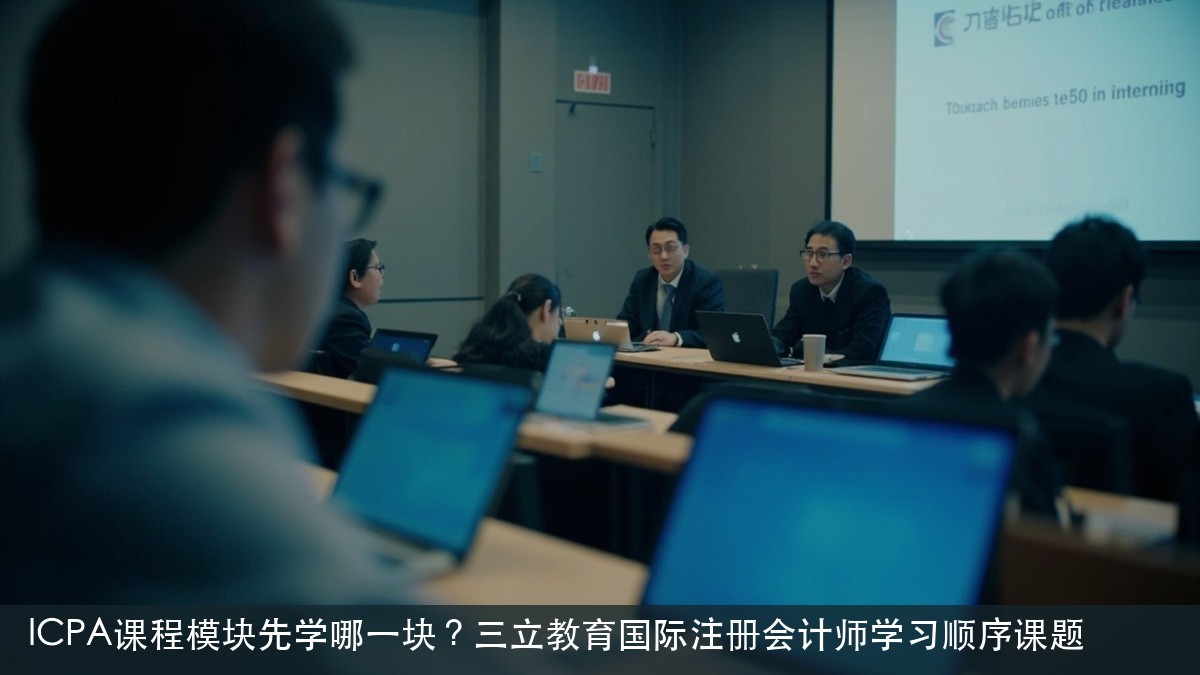 ICPA课程模块先学哪一块？三立教育国际注册会计师学习顺序课题