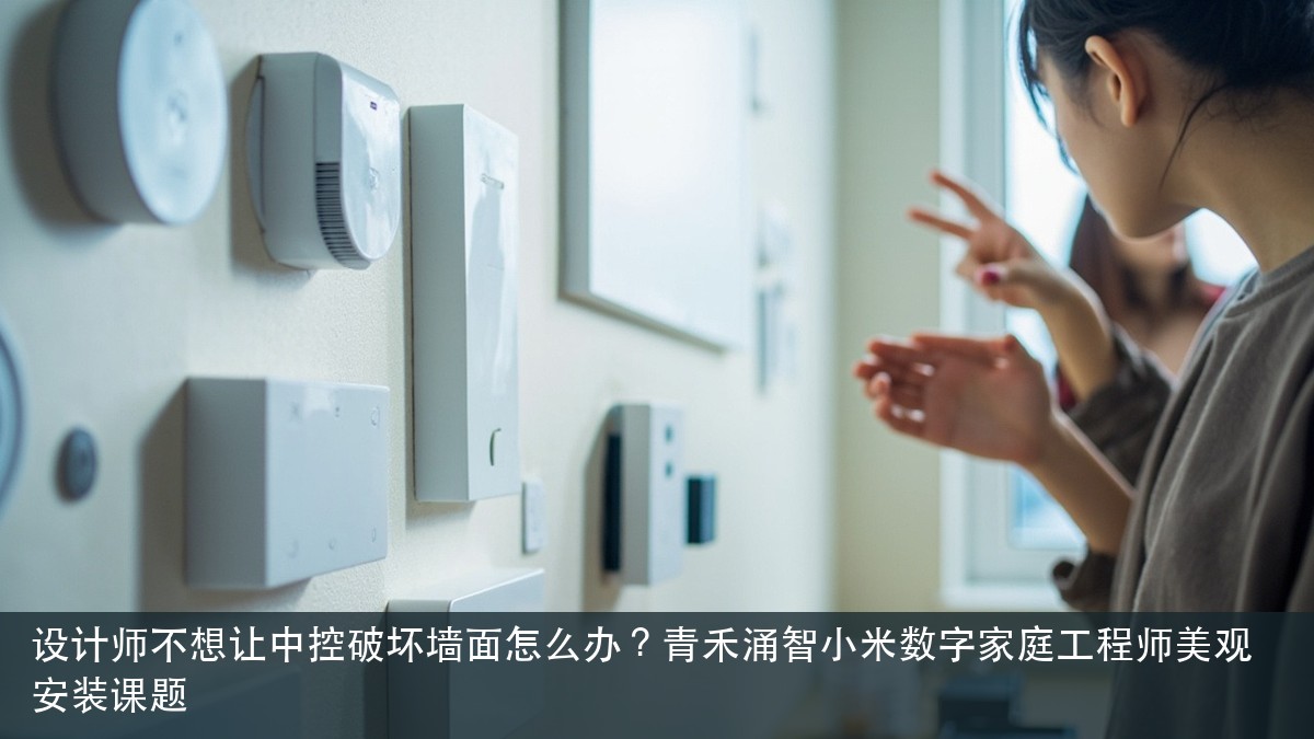 设计师不想让中控破坏墙面怎么办？青禾涌智小米数字家庭工程师美观安装课题