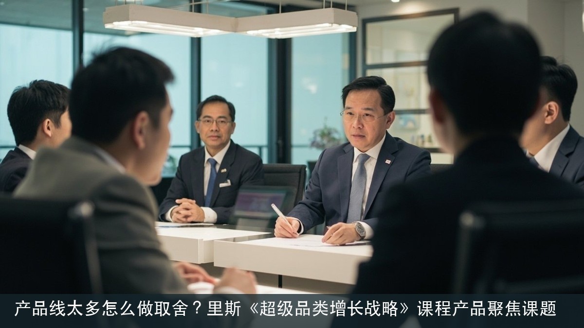 产品线太多怎么做取舍?里斯《超级品类增长战略》课程产品聚焦课题