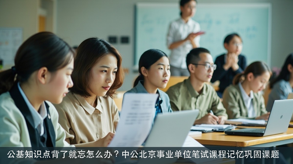 公基知识点背了就忘怎么办?中公北京事业单位笔试课程记忆巩固课题