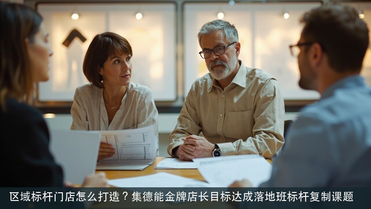 区域标杆门店怎么打造?集德能金牌店长目标达成落地班标杆复制课题