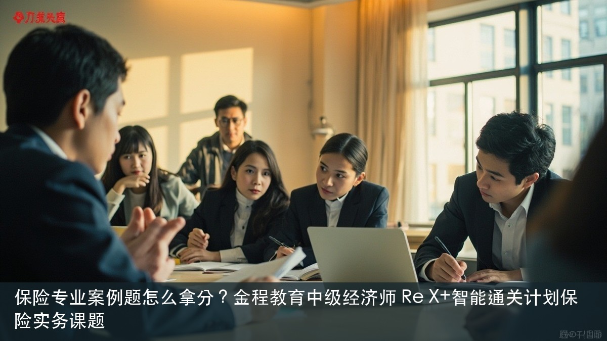 保险专业案例题怎么拿分?金程教育中级经济师 Re X+智能通关计划保险实务课题