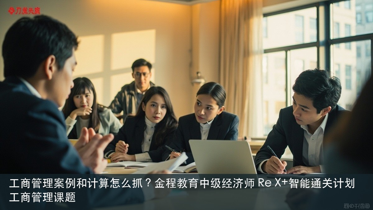 工商管理案例和计算怎么抓?金程教育中级经济师 Re X+智能通关计划工商管理课题
