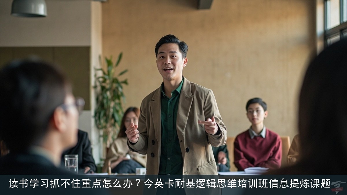 读书学习抓不住重点怎么办?今英卡耐基逻辑思维培训班信息提炼课题