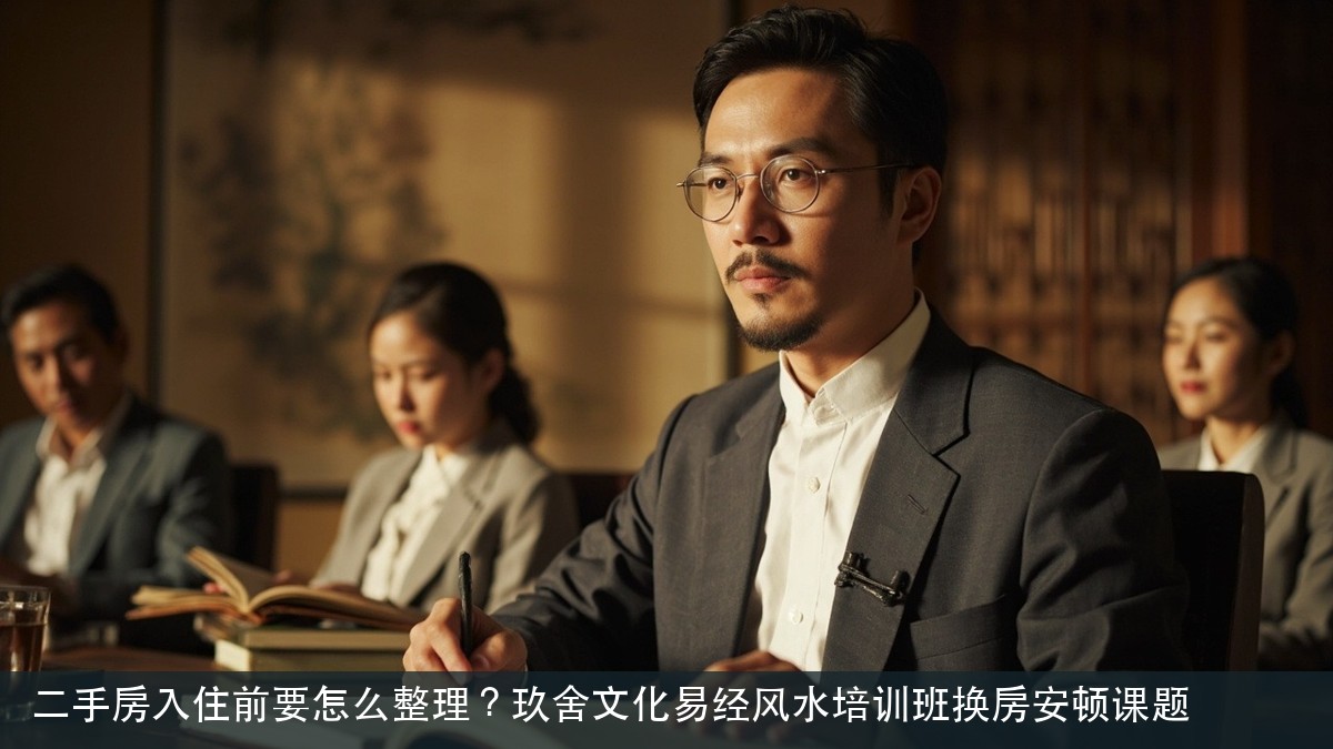 二手房入住前要怎么整理？玖舍文化易经风水培训班换房安顿课题