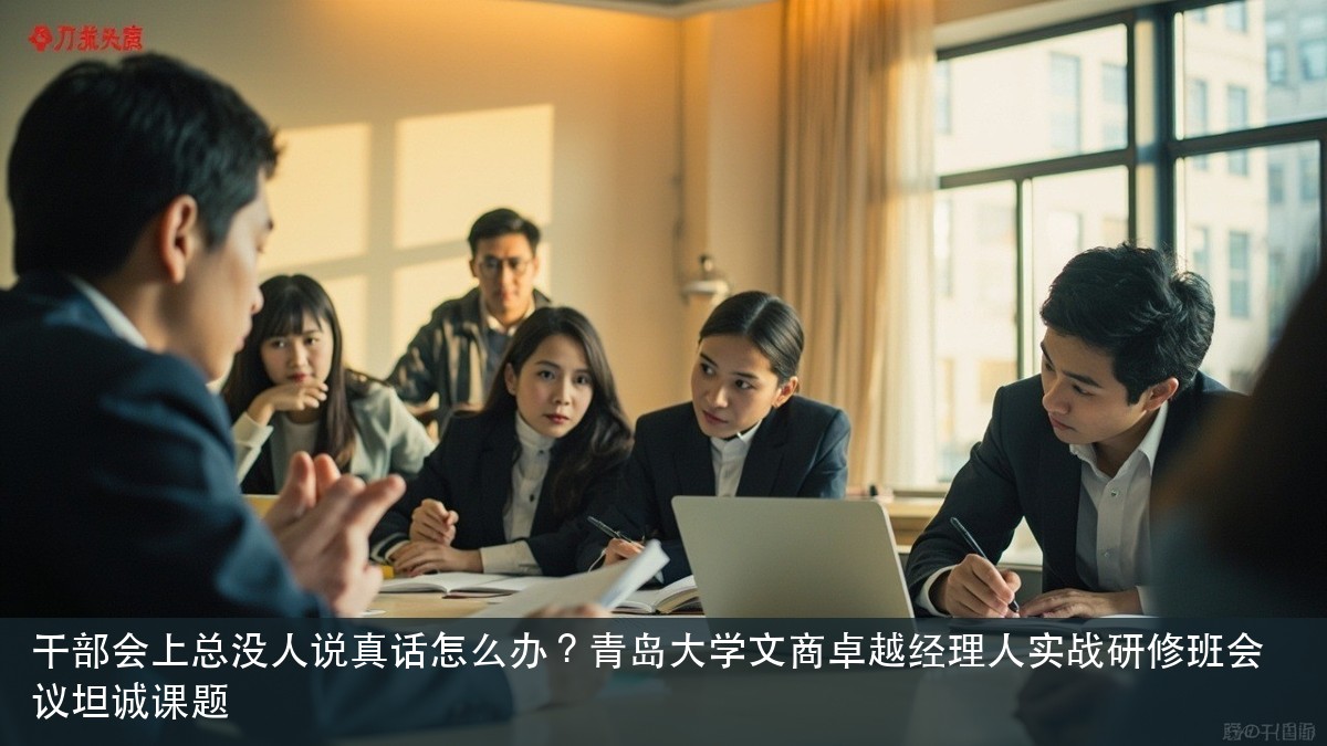 干部会上总没人说真话怎么办?青岛大学文商卓越经理人实战研修班会议坦诚课题