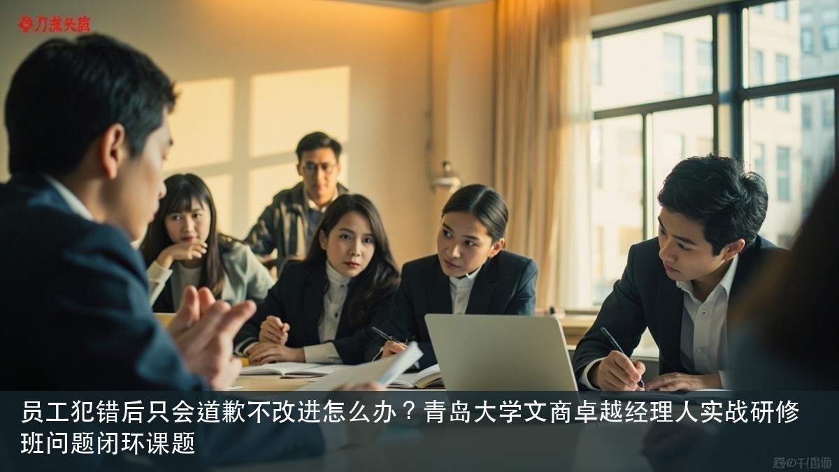 员工犯错后只会道歉不改进怎么办?青岛大学文商卓越经理人实战研修班问题闭环课题
