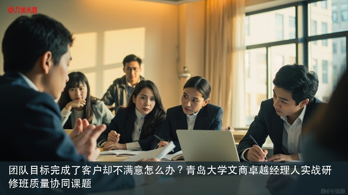 团队目标完成了客户却不满意怎么办?青岛大学文商卓越经理人实战研修班质量协同课题