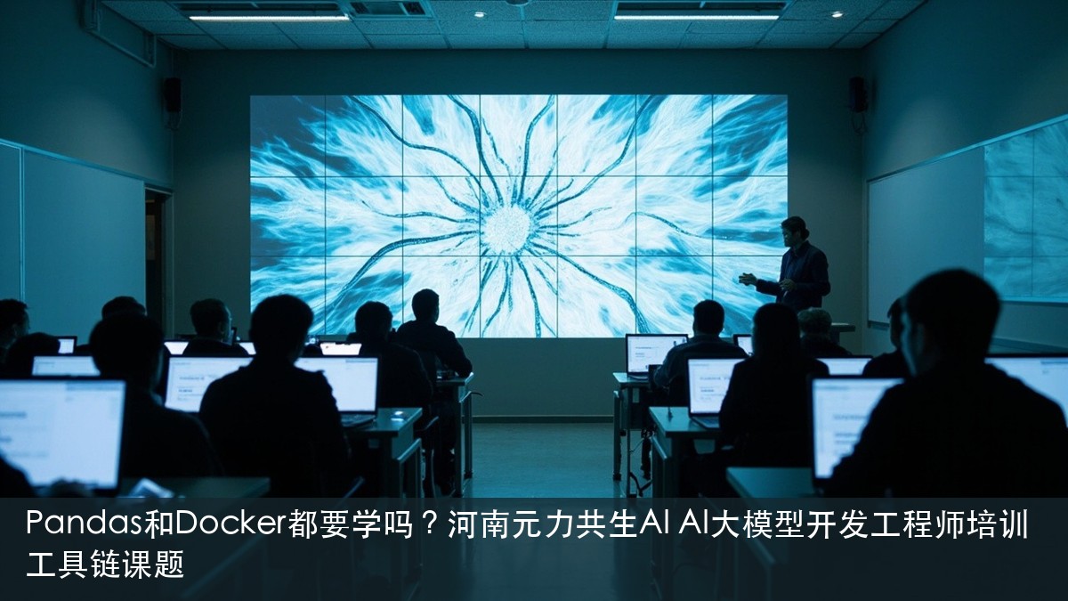 Pandas和Docker都要学吗?河南元力共生AI AI大模型开发工程师培训工具链课题