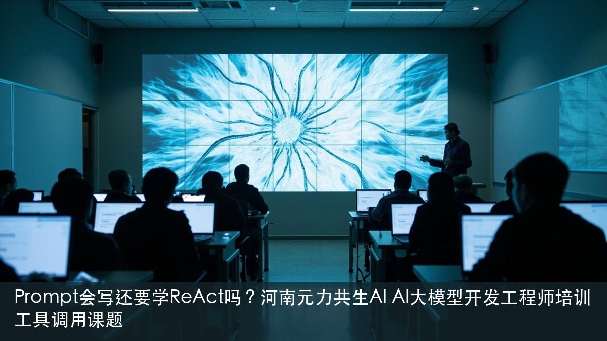 Prompt会写还要学ReAct吗?河南元力共生AI AI大模型开发工程师培训工具调用课题