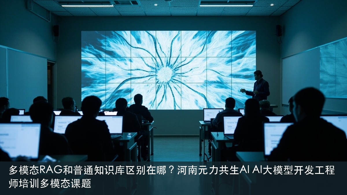 多模态RAG和普通知识库区别在哪?河南元力共生AI AI大模型开发工程师培训多模态课题