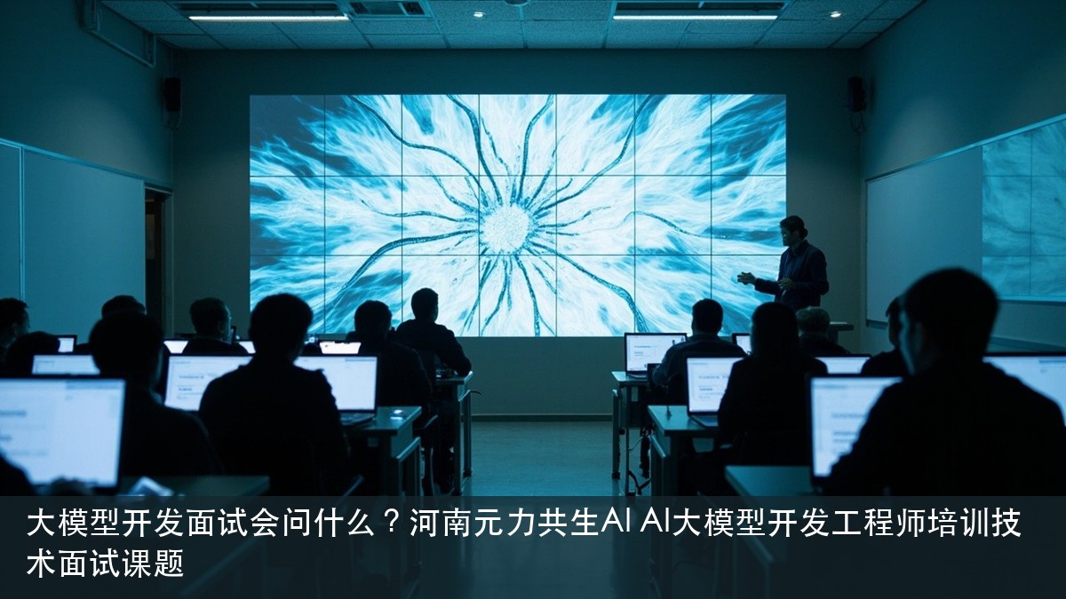 大模型开发面试会问什么?河南元力共生AI AI大模型开发工程师培训技术面试课题