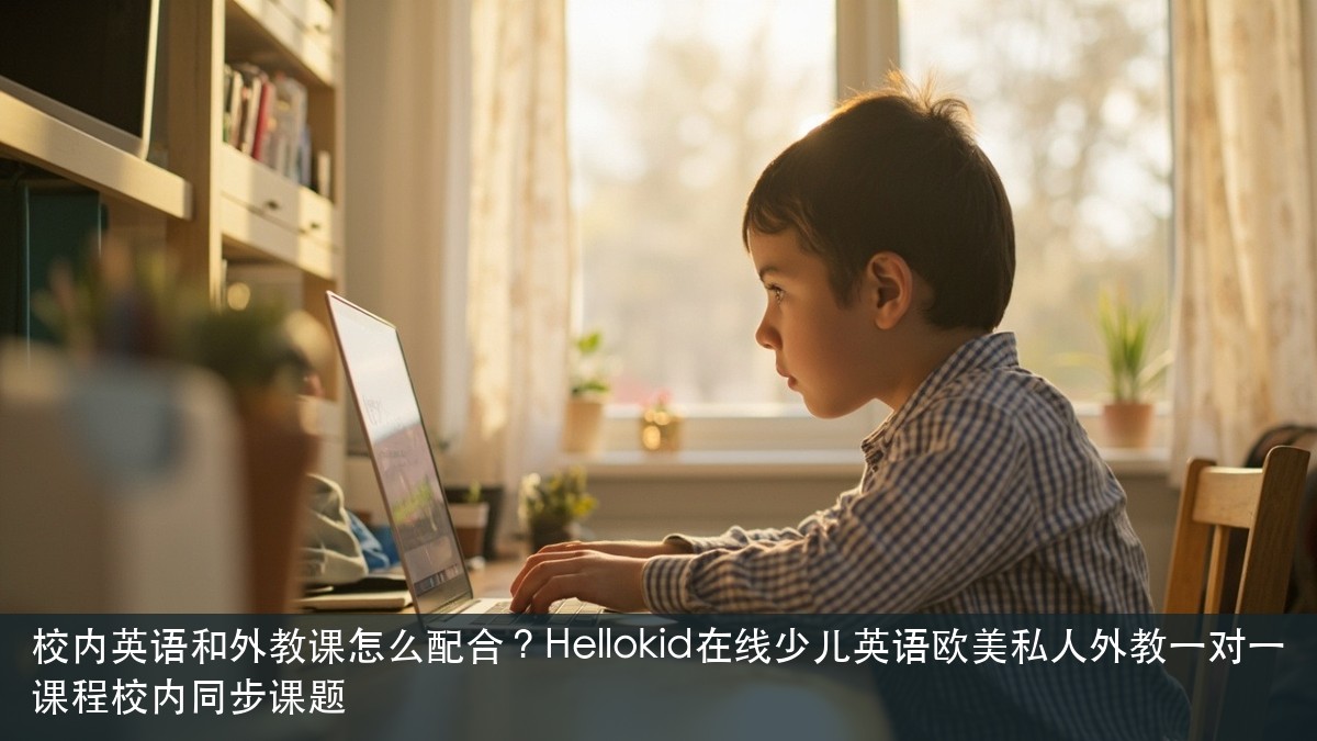 校内英语和外教课怎么配合?Hellokid在线少儿英语欧美私人外教一对一课程校内同步课题