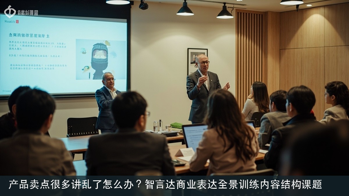 产品卖点很多讲乱了怎么办?智言达商业表达全景训练内容结构课题