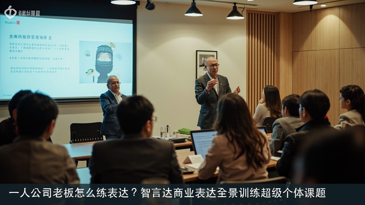 一人公司老板怎么练表达?智言达商业表达全景训练超级个体课题