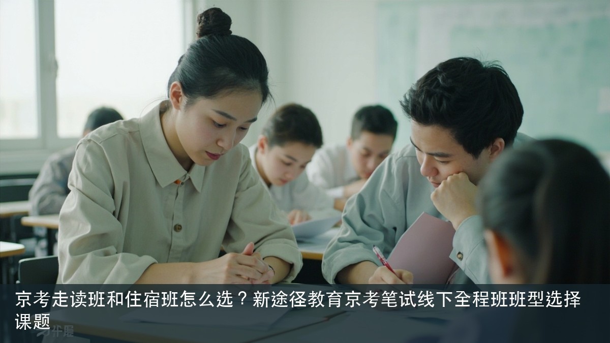 京考走读班和住宿班怎么选?新途径教育京考笔试线下全程班班型选择课题