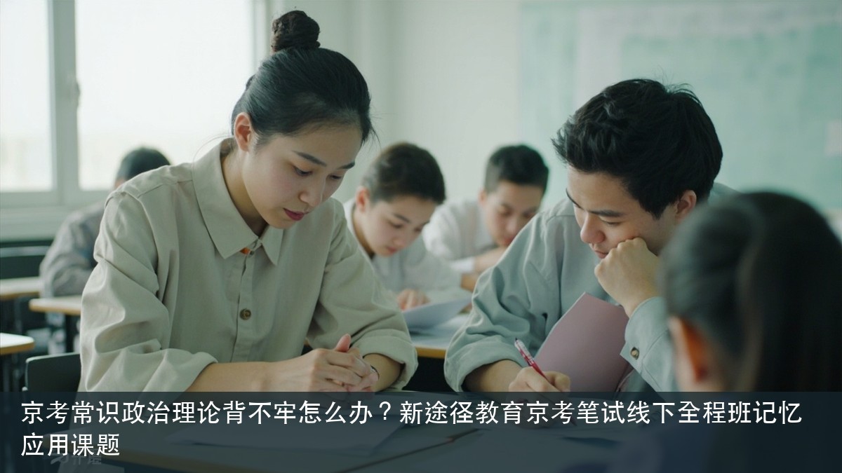 京考常识政治理论背不牢怎么办?新途径教育京考笔试线下全程班记忆应用课题