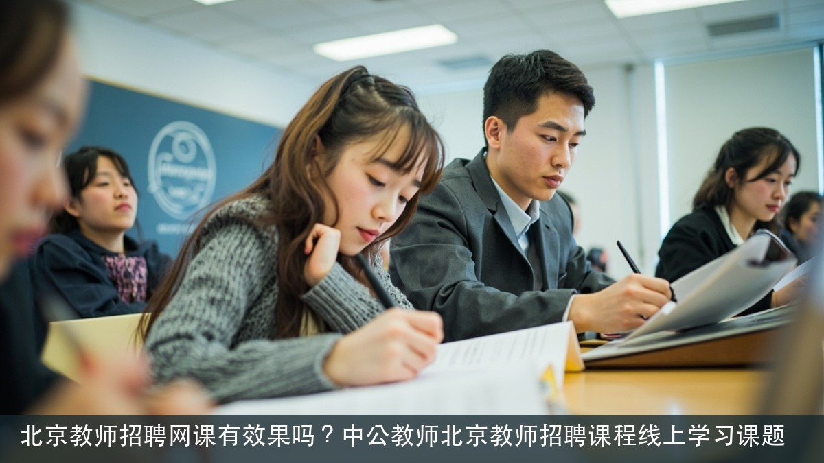 北京教师招聘网课有效果吗?中公教师北京教师招聘课程线上学习课题