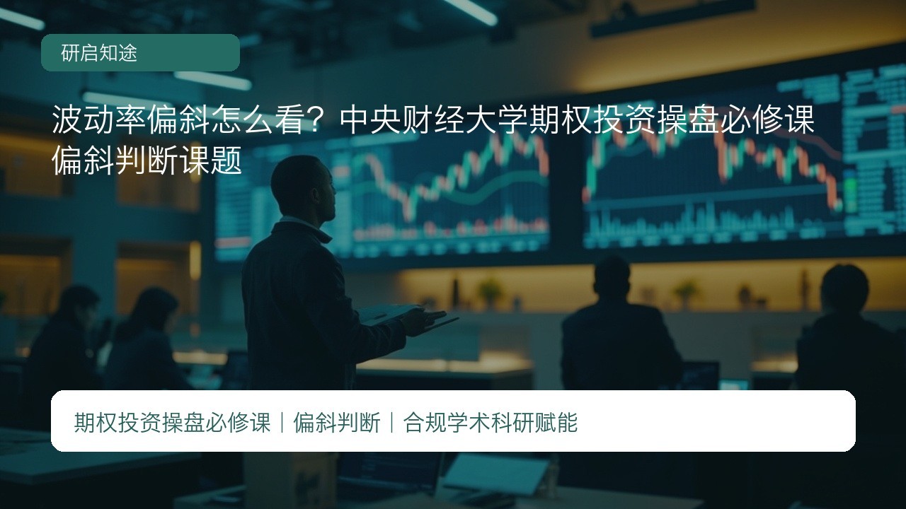 波动率偏斜怎么看?中央财经大学期权投资操盘必修课偏斜判断课题