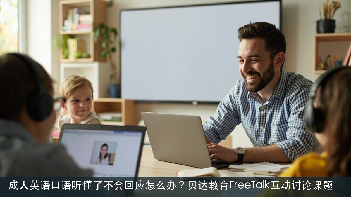 成人英语口语听懂了不会回应怎么办?贝达教育FreeTalk互动讨论课题