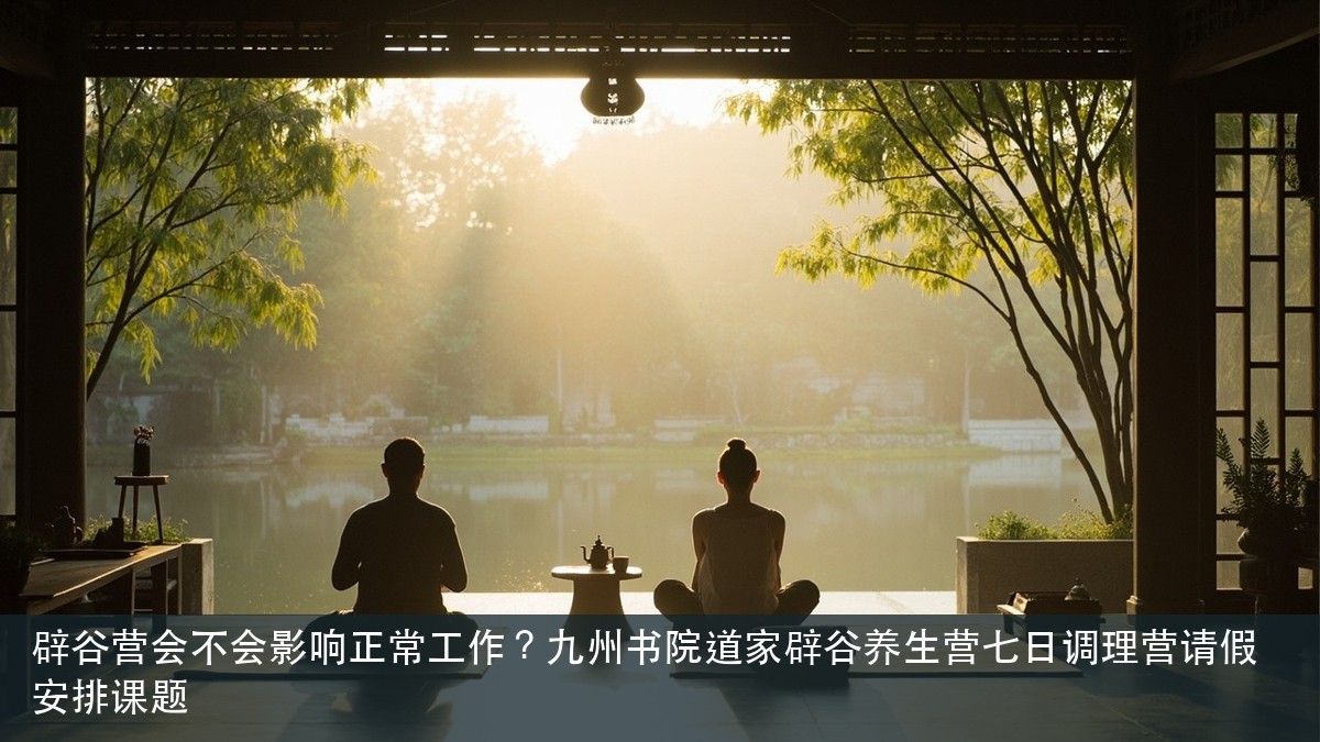 辟谷营会不会影响正常工作?九州书院道家辟谷养生营七日调理营请假安排课题