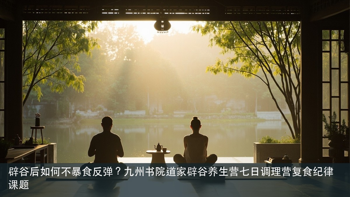 辟谷后如何不暴食反弹?九州书院道家辟谷养生营七日调理营复食纪律课题