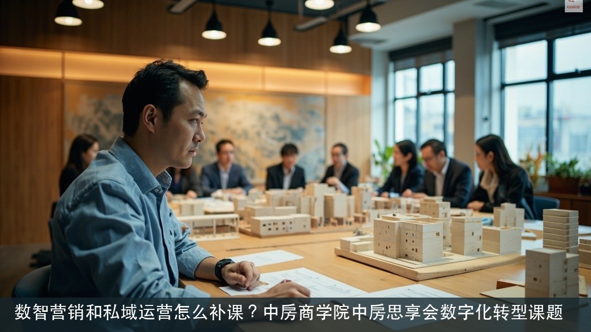 数智营销和私域运营怎么补课?中房商学院中房思享会数字化转型课题