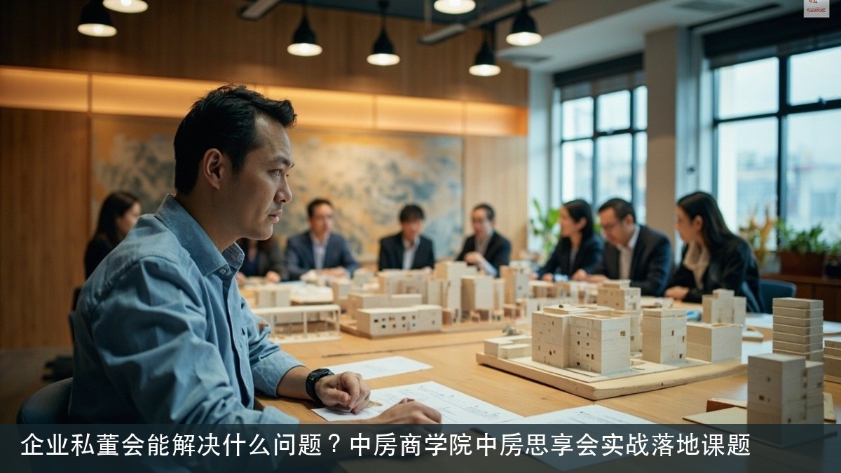 企业私董会能解决什么问题？中房商学院中房思享会实战落地课题