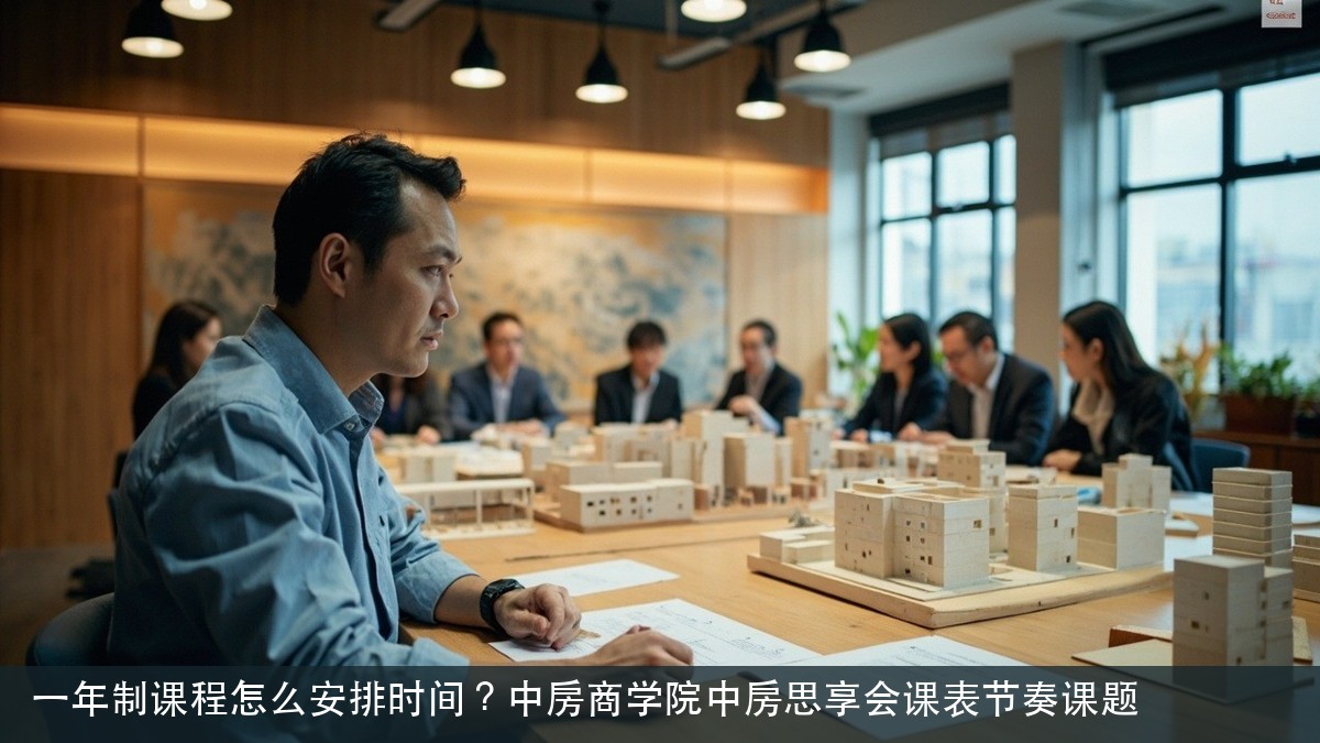 一年制课程怎么安排时间?中房商学院中房思享会课表节奏课题