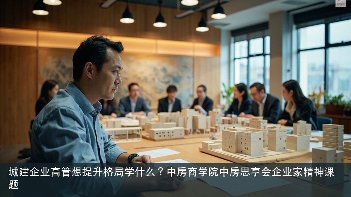 城建企业高管想提升格局学什么？中房商学院中房思享会企业家精神课题