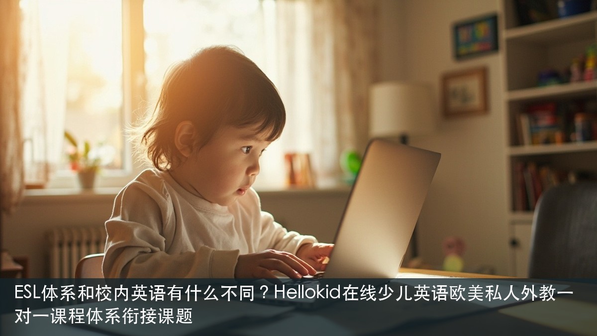 ESL体系和校内英语有什么不同?Hellokid在线少儿英语欧美私人外教一对一课程体系衔接课题