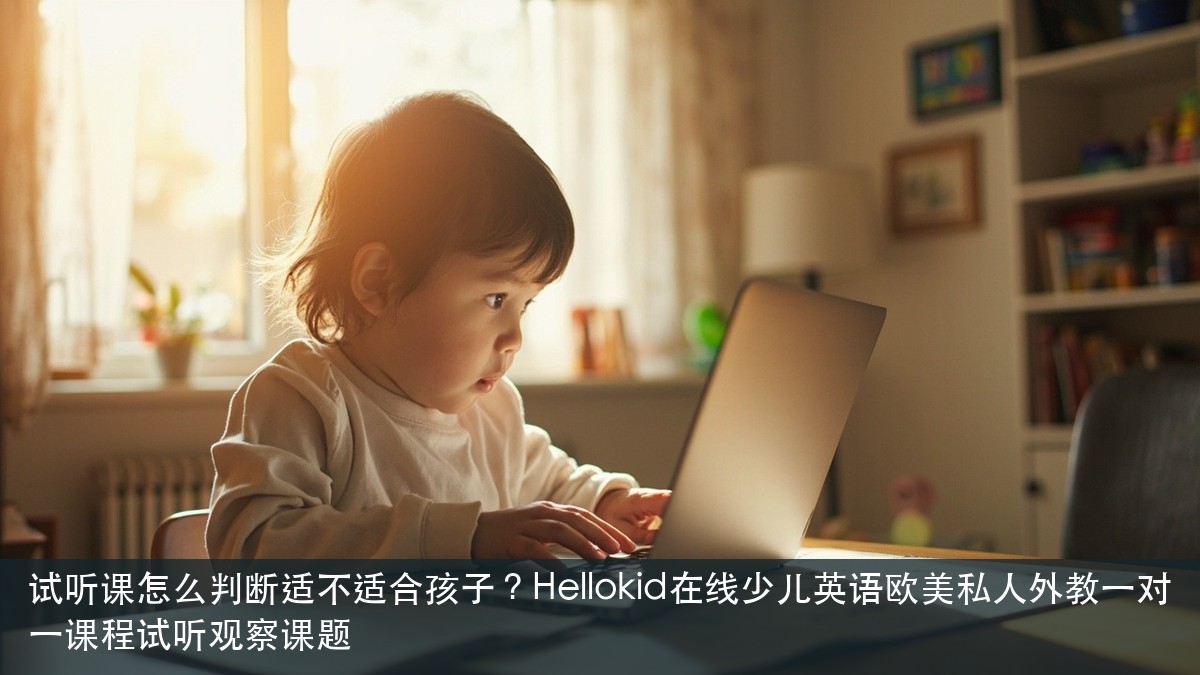 试听课怎么判断适不适合孩子?Hellokid在线少儿英语欧美私人外教一对一课程试听观察课题