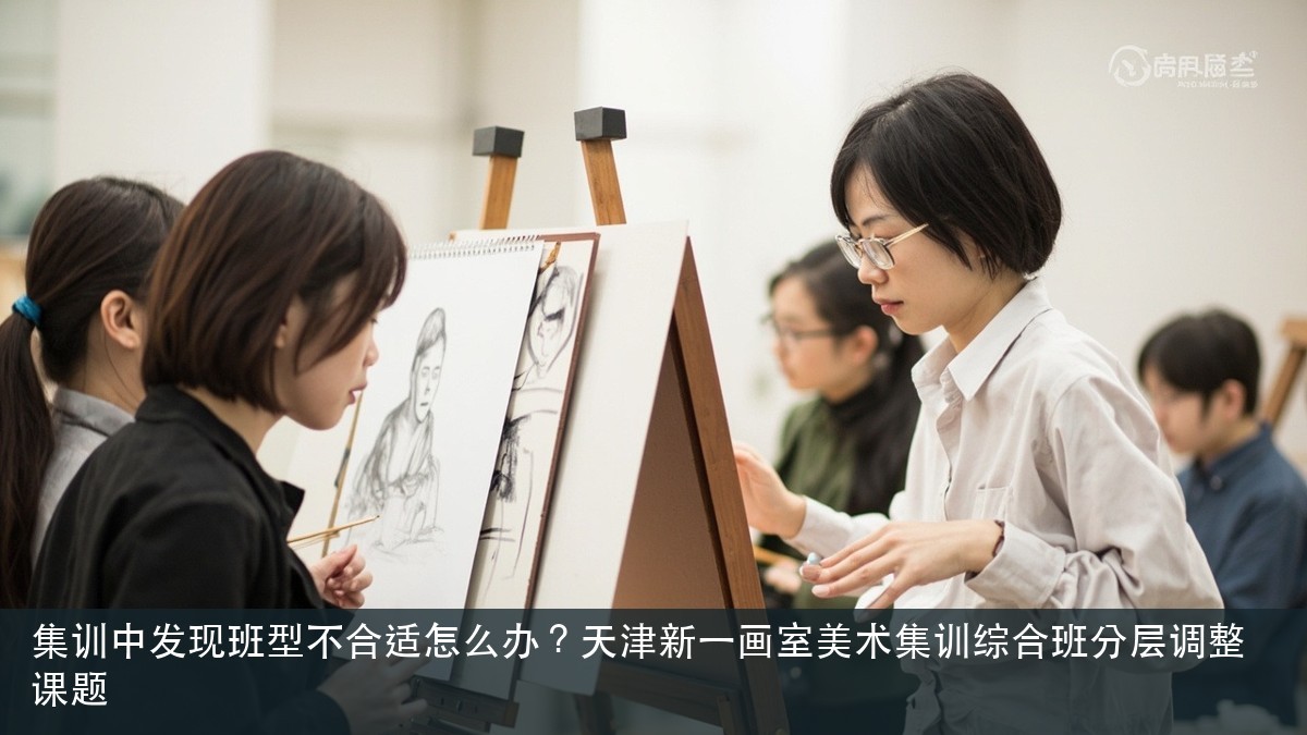 集训中发现班型不合适怎么办?天津新一画室美术集训综合班分层调整课题