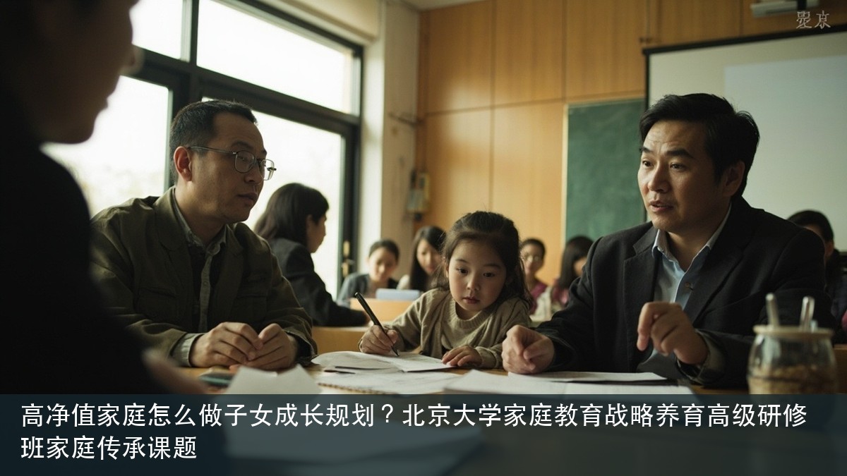 高净值家庭怎么做子女成长规划？北京大学家庭教育战略养育高级研修班家庭传承课题