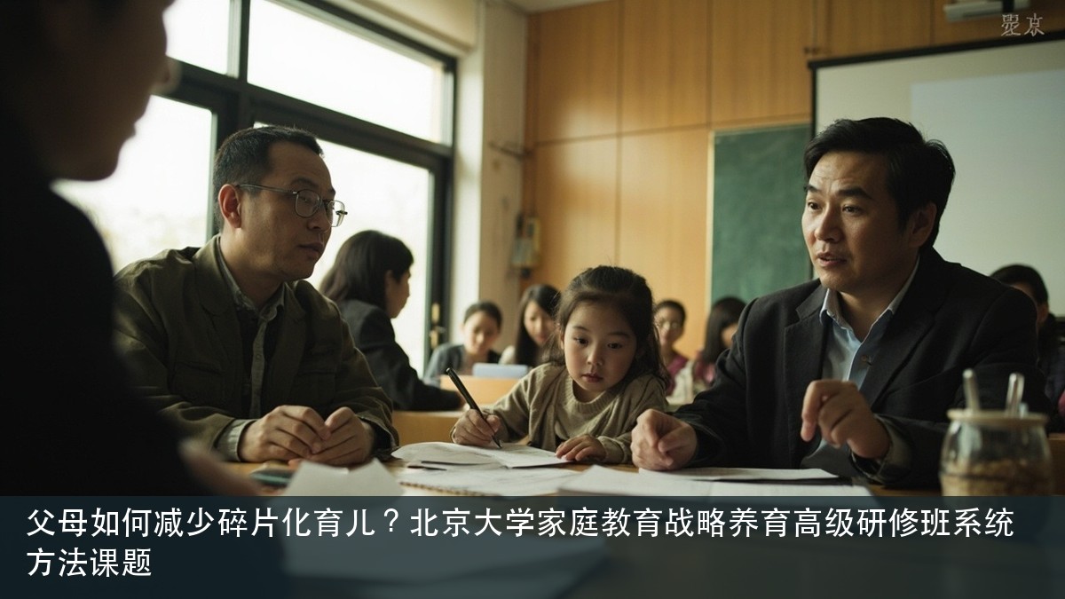 父母如何减少碎片化育儿?北京大学家庭教育战略养育高级研修班系统方法课题