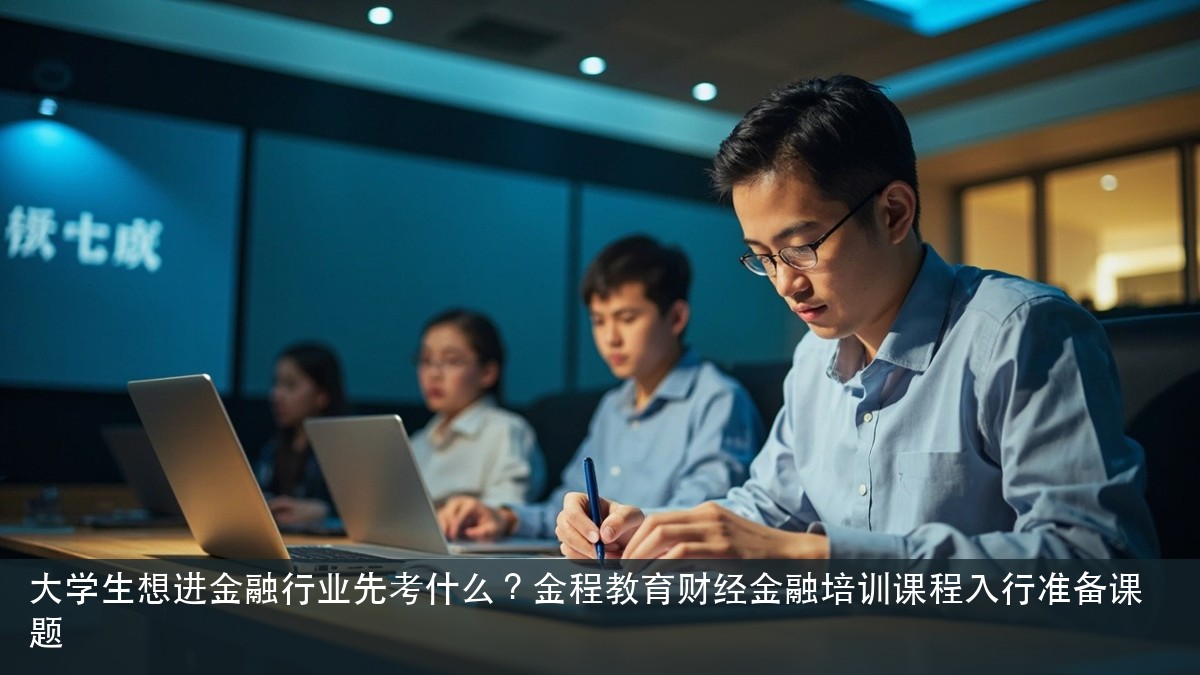 大学生想进金融行业先考什么?金程教育财经金融培训课程入行准备课题
