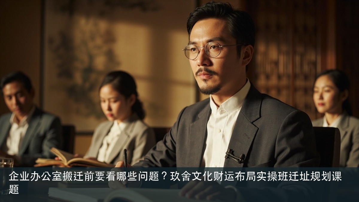 企业办公室搬迁前要看哪些问题?玖舍文化财运布局实操班迁址规划课题