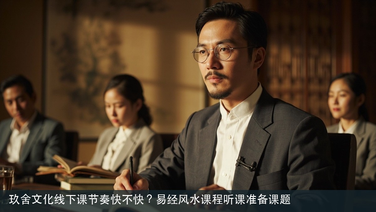 玖舍文化线下课节奏快不快?易经风水课程听课准备课题