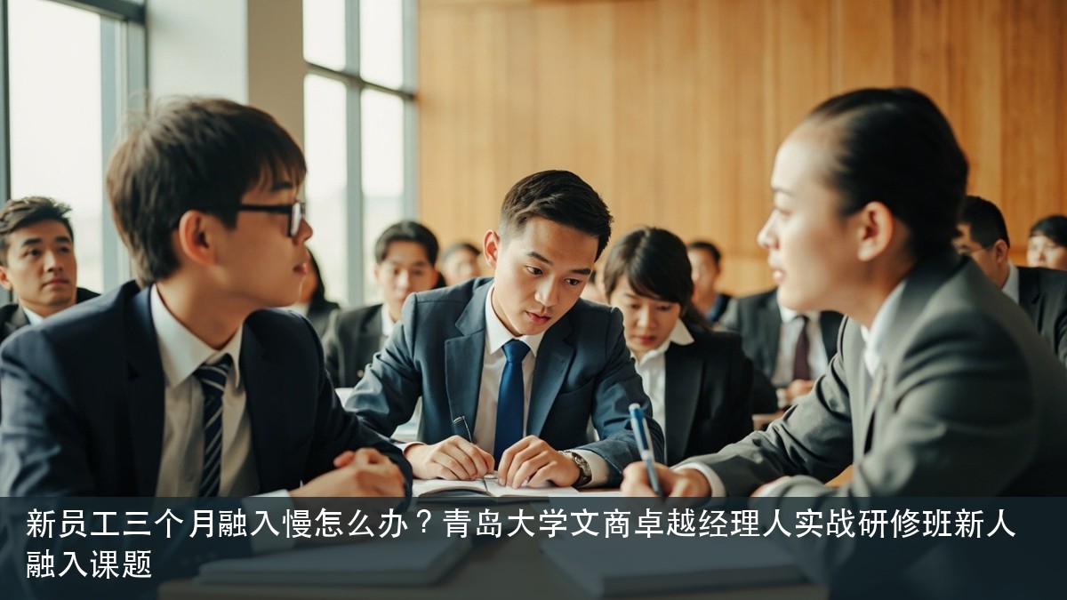 新员工三个月融入慢怎么办？青岛大学文商卓越经理人实战研修班新人融入课题