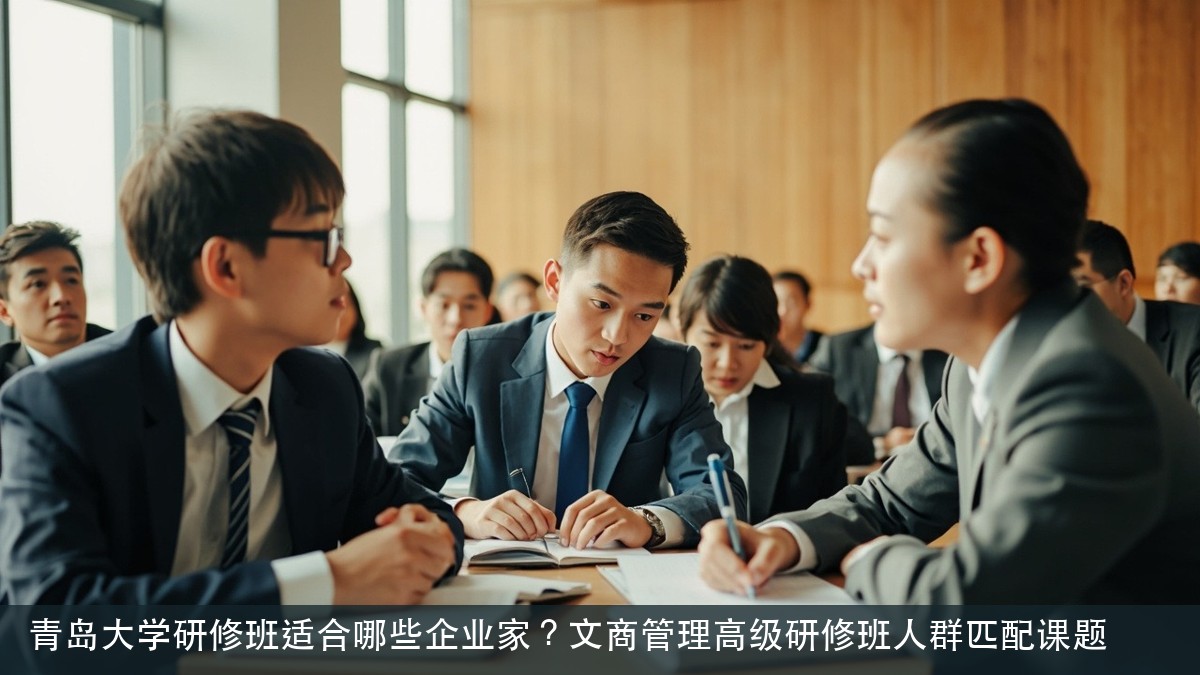 青岛大学研修班适合哪些企业家?文商管理高级研修班人群匹配课题