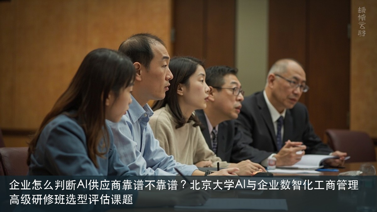 企业怎么判断AI供应商靠谱不靠谱？北京大学AI与企业数智化工商管理高级研修班选型评估课题