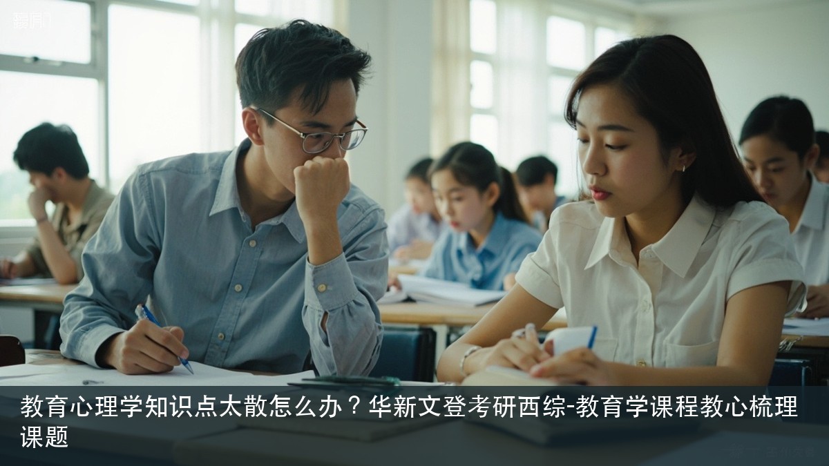教育心理学知识点太散怎么办？华新文登考研西综-教育学课程教心梳理课题