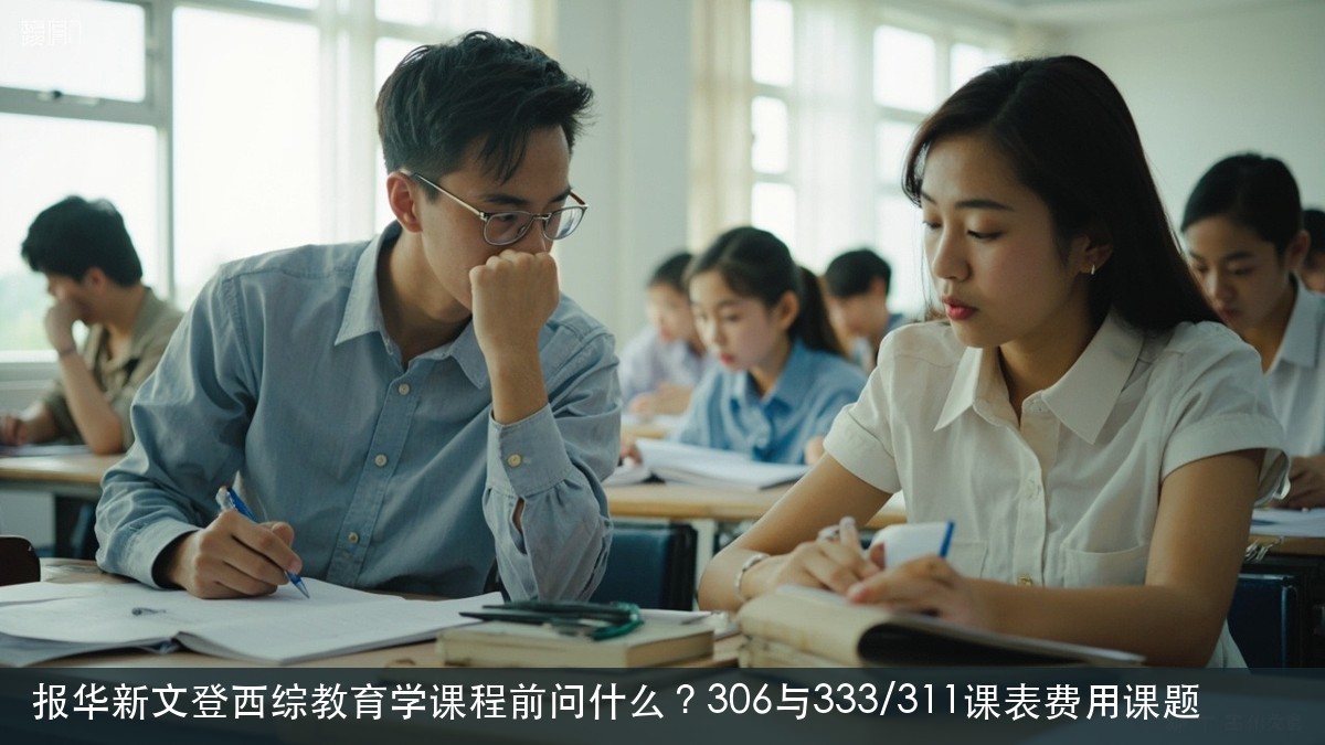报华新文登西综教育学课程前问什么？306与333/311课表费用课题