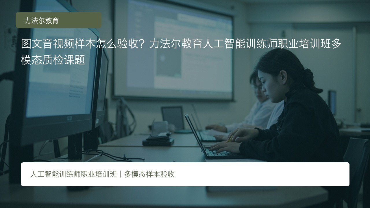 图文音视频样本怎么验收？力法尔教育人工智能训练师职业培训班多模态质检课题