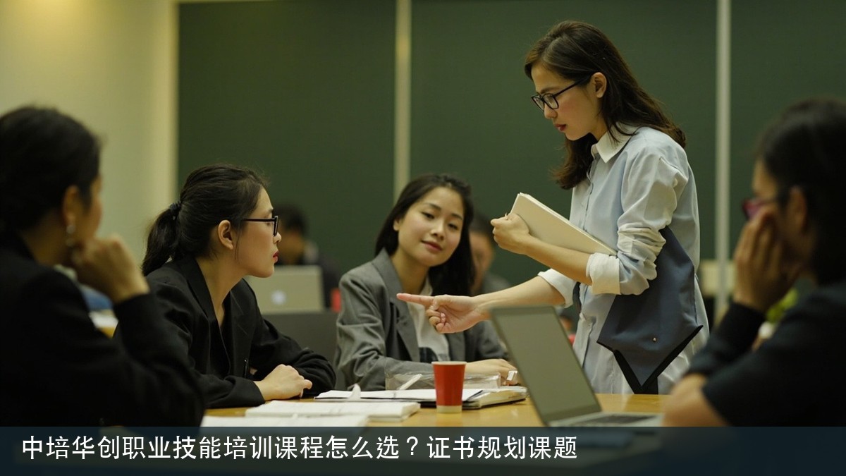 中培华创职业技能培训课程怎么选?证书规划课题