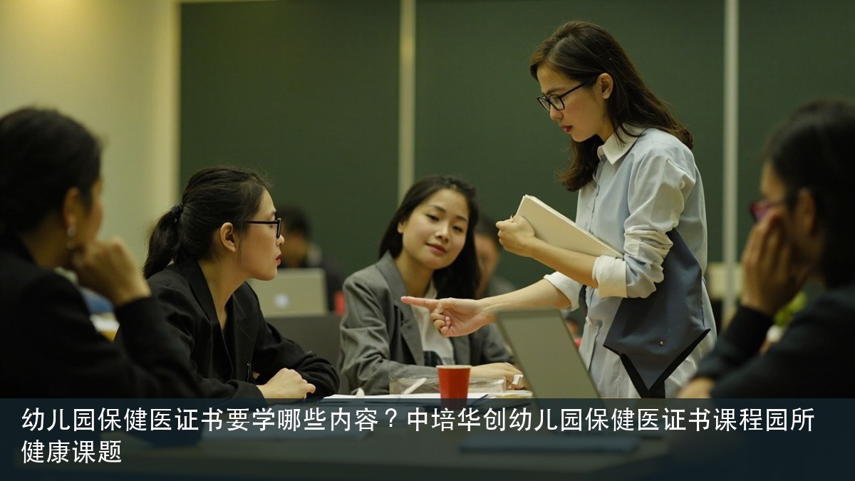 幼儿园保健医证书要学哪些内容?中培华创幼儿园保健医证书课程园所健康课题