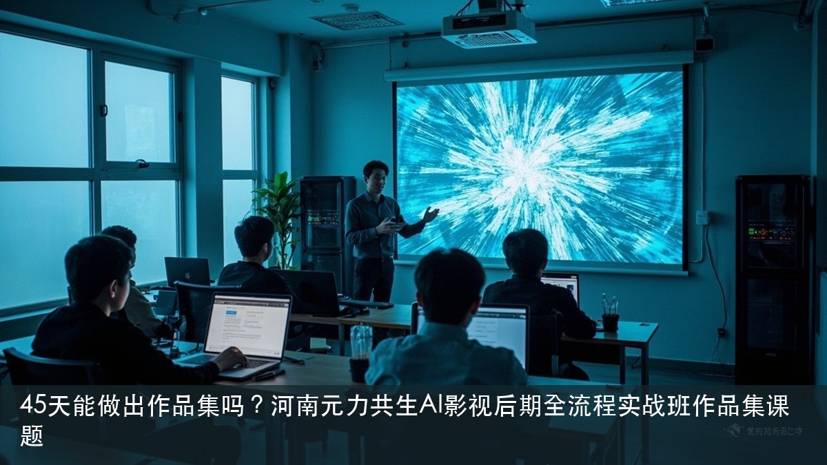 45天能做出作品集吗?河南元力共生AI影视后期全流程实战班作品集课题
