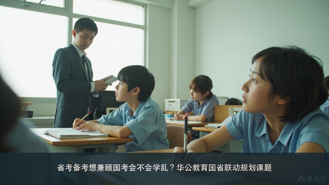 省考备考想兼顾国考会不会学乱？华公教育国省联动规划课题